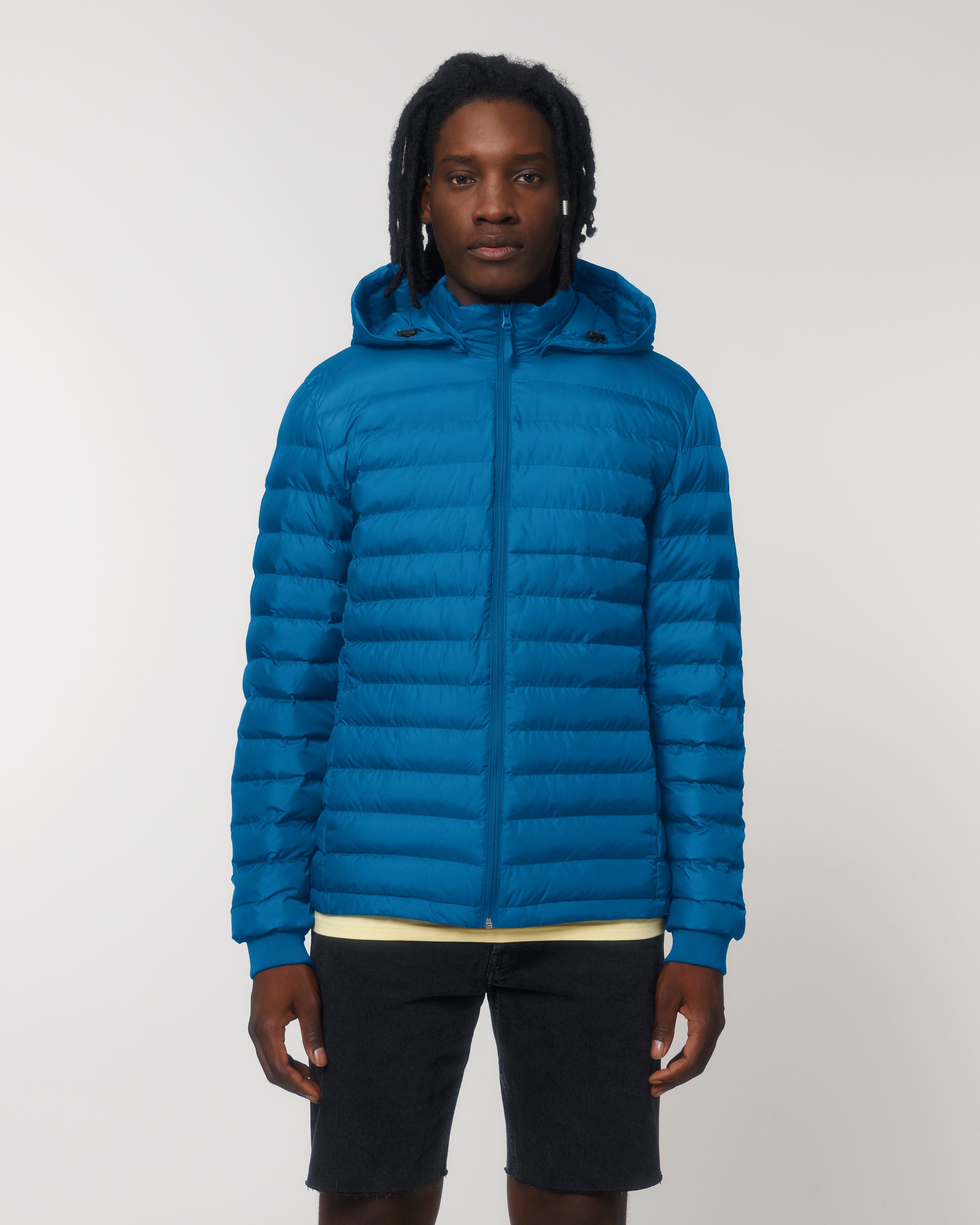 Recycled mens hooded softshell fitted - Stanley Voyager