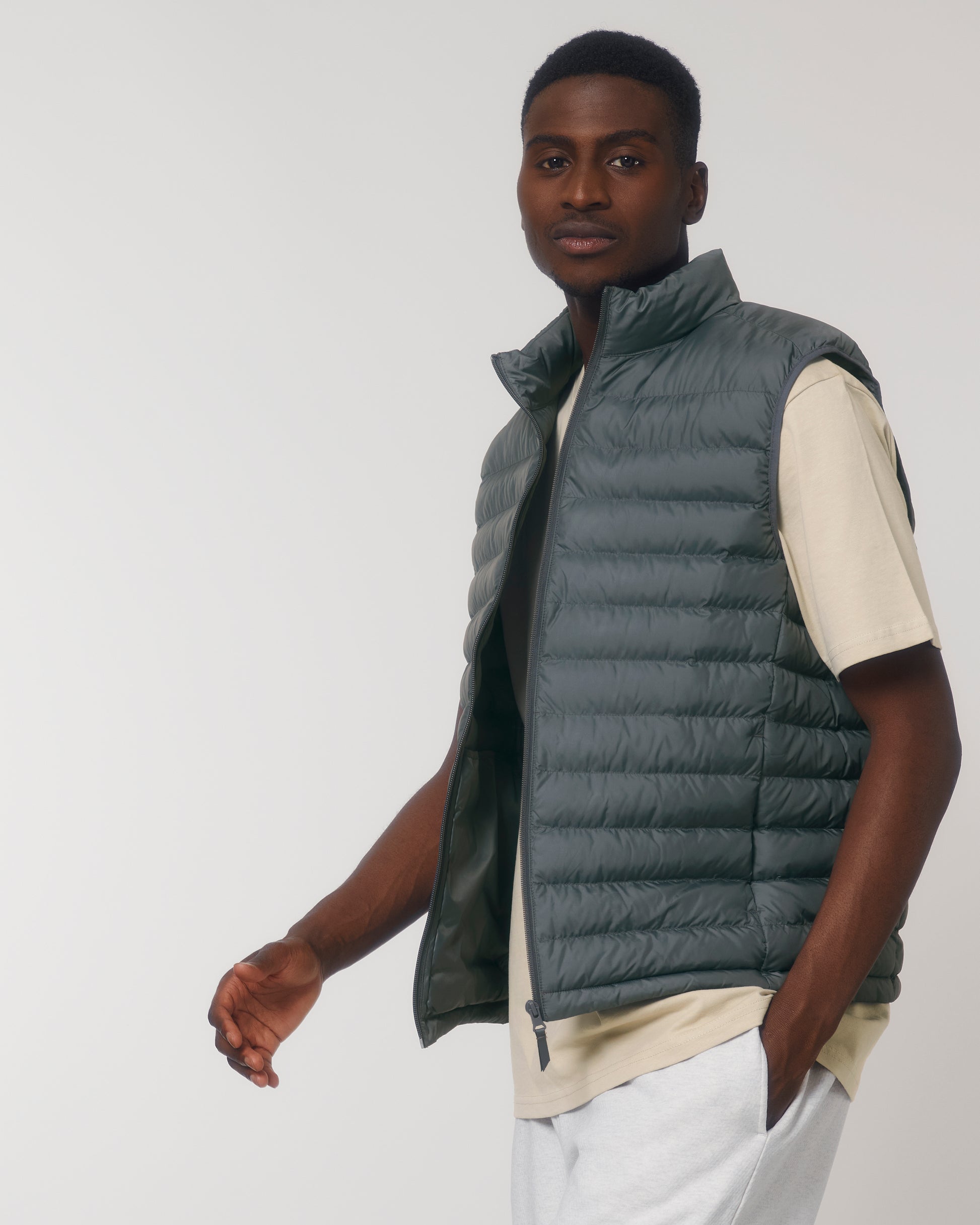 Recycled mens bodywarmer fitted - Stanley Climber