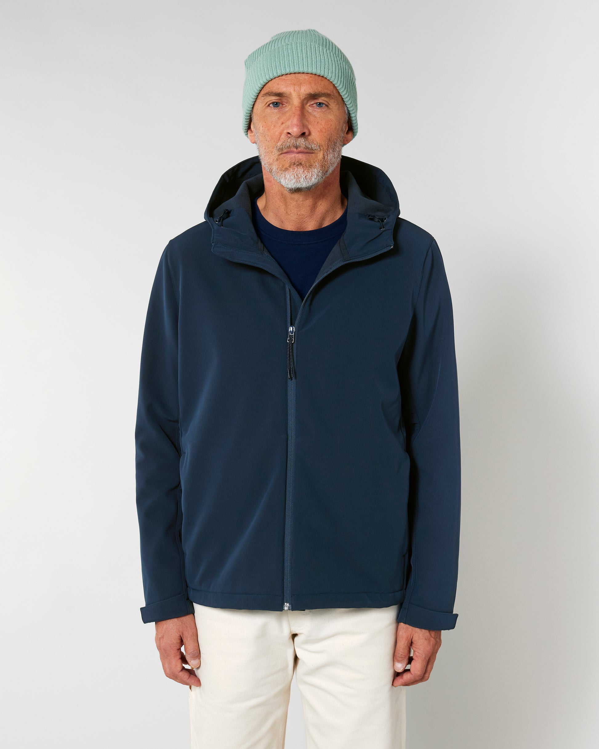 Recycled mens hooded softshell fitted - Stanley Discoverer