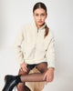 Recycled unisex fleece jacket - Outsider Natural