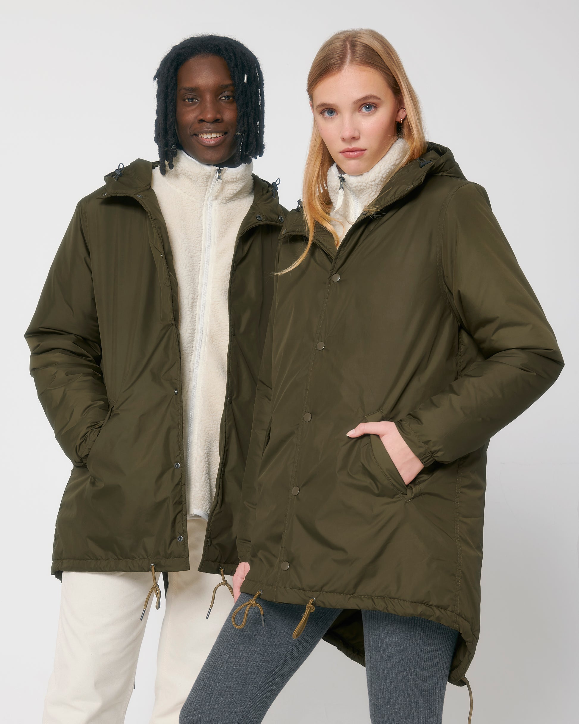 Recycled unisex parka jacket - Padded Parker