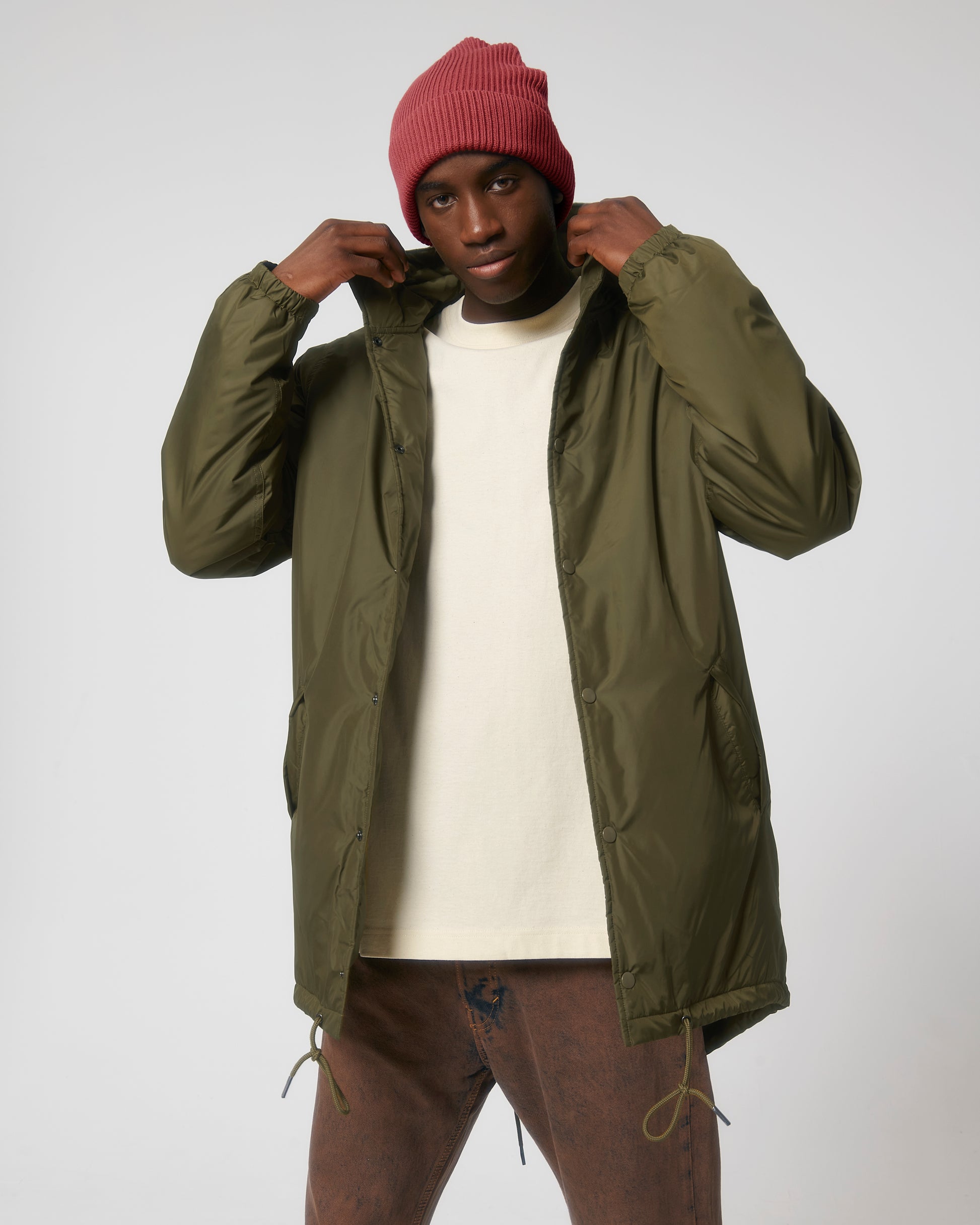 Recycled unisex parka jacket - Padded Parker