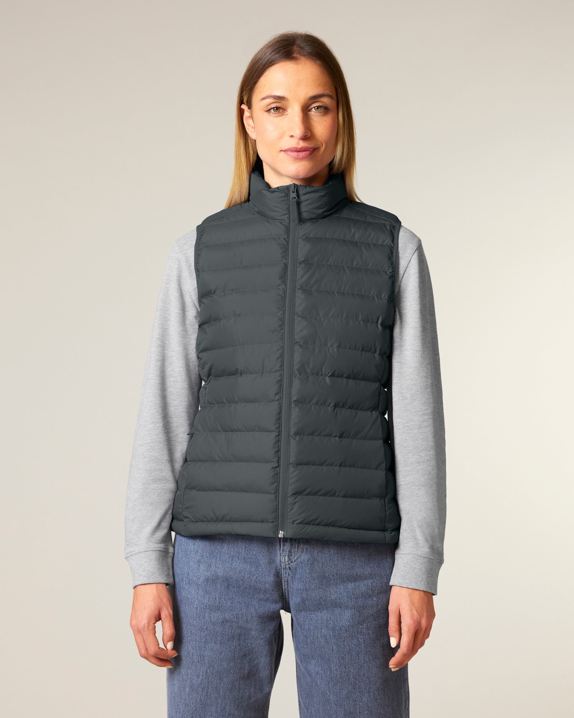 Recycled Polyester Women Bodywarmer Fitted - Stella Climber