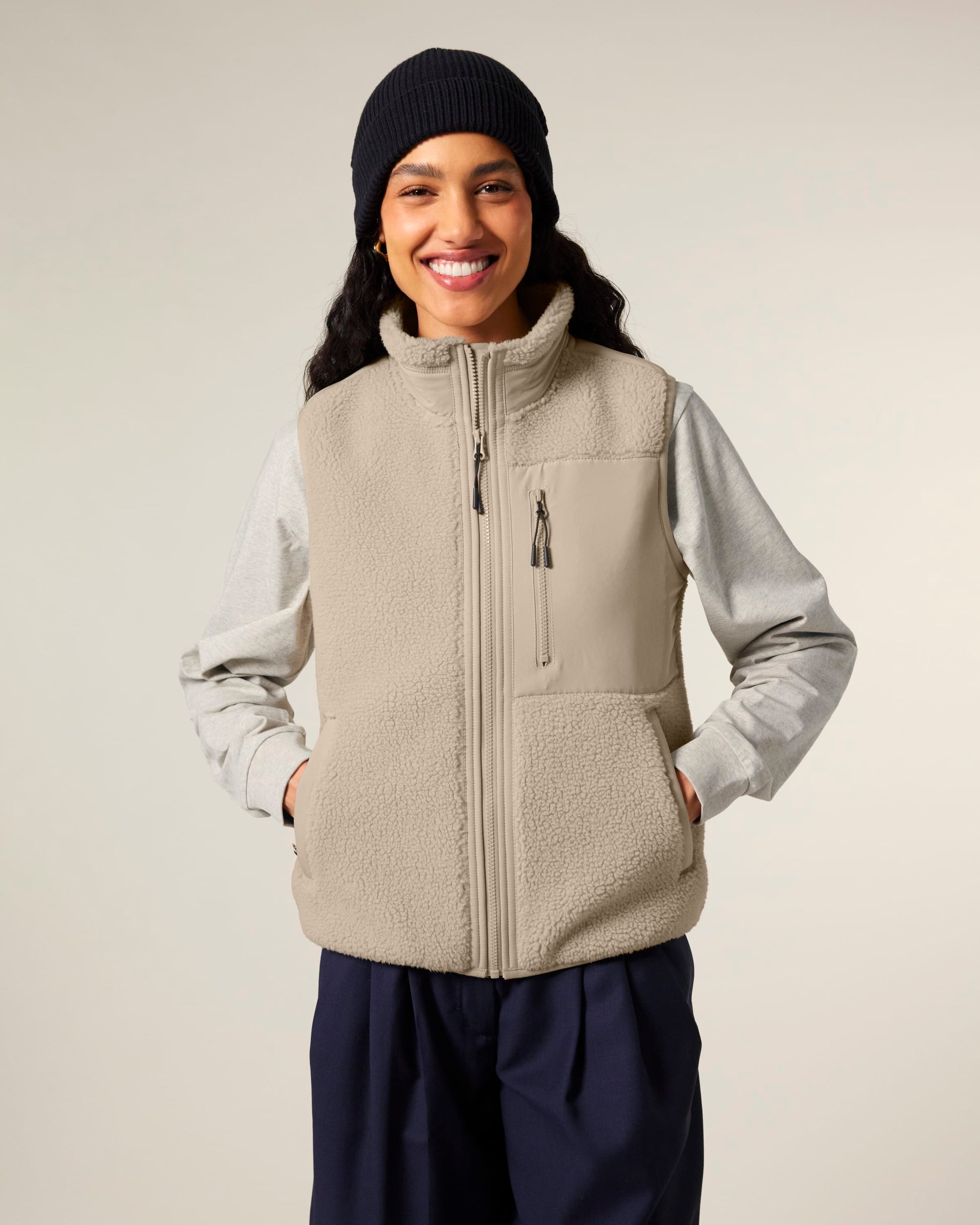 Recycled Sherpa Liner Vest