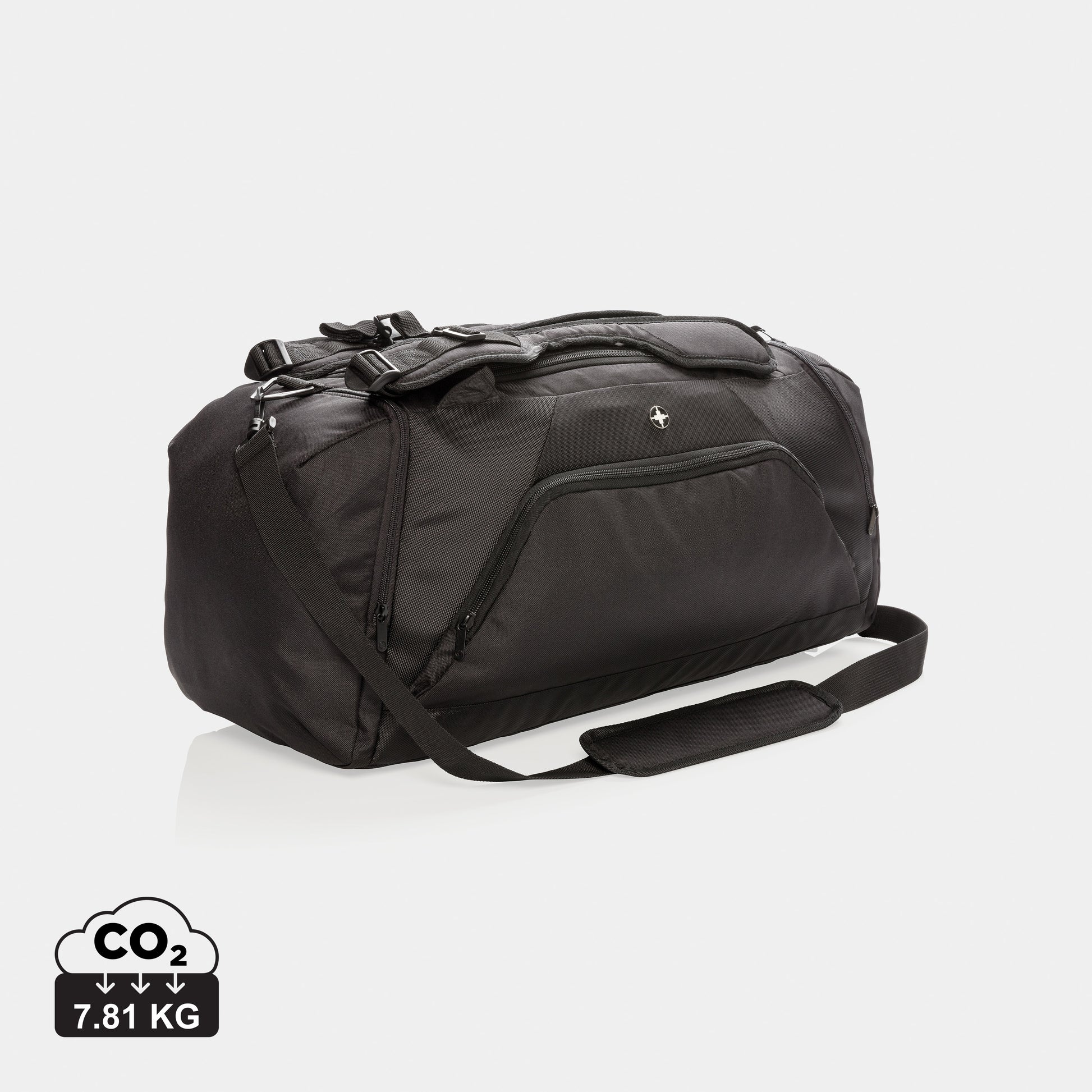 Swiss Peak RFID sports duffel & backpack