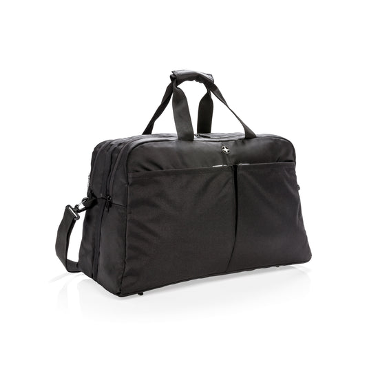 Swiss Peak RFID duffle with suitcase opening