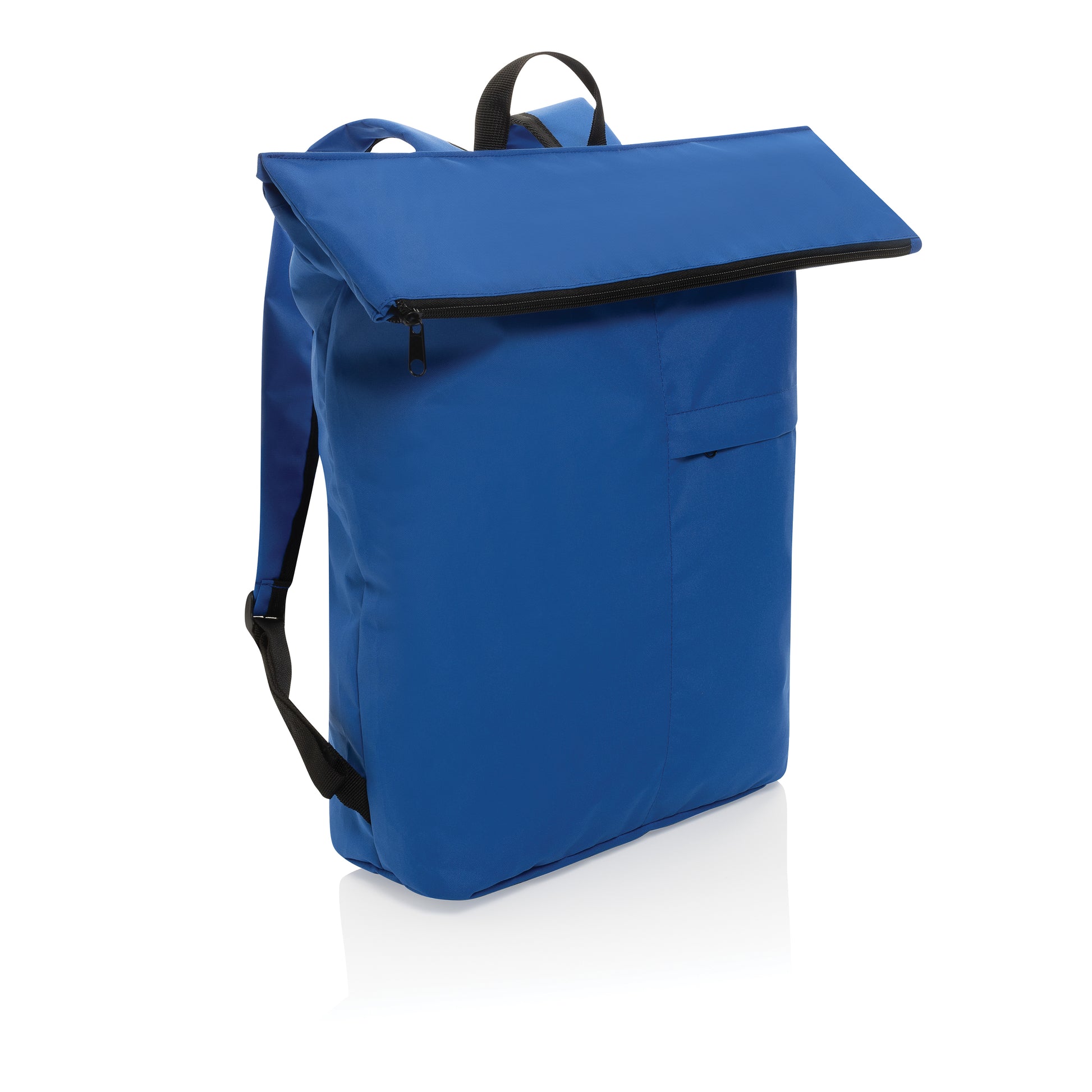 Lightweight recycled polyester foldable backpack